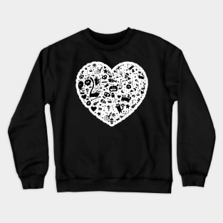 Halloween Heart Crewneck Sweatshirt